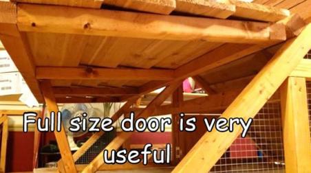 best coop for duck full size door very useful