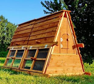 Big Portable 15-20 chicken is coop hen houses made in Texas