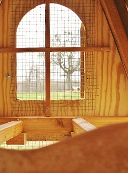 beautiful windows for chicken coop